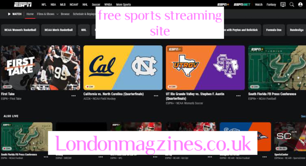 free sports streaming site